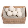 KINTOR Wool Dryer Balls XL 6 Pack 2.95", 100% New Zealand Wool Organic Fabric Softener, Hypoallergenic Baby Safe & Unscented, Chemical Free to Reduce Wrinkles & Static Cling, Shorten Drying Time