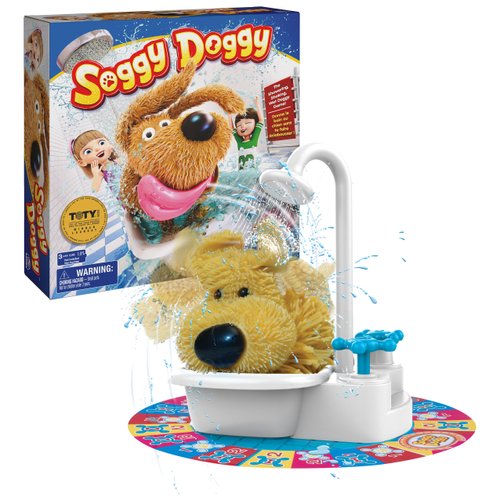 Spin Master Games, Soggy Doggy, The Silly Award-Winning Kids Game Board Game for Family Night, Fun Games, Christmas Gifts for Kids, for Ages 4+