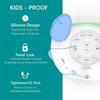 Windflyer OK to Wake Clock for Kids, Sleep Training Clock with Night Light and Sound Machine, Kids Alarm Clock for Bedrooms, Blue