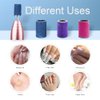 Nail Drill Bits Sanding Bands for Nail Drill, Corfulra Drill Bits for Nails 210pcs Sanding Bands Coarse Fine #80#150#240 Grits with Rainbow Mandrel Bit for Electric Nail Drill Nail Accessories Tool