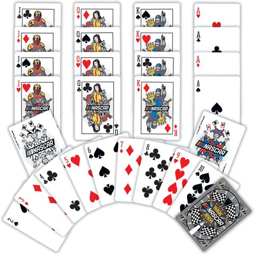 MasterPieces Officially Licensed NASCAR Playing Cards - 54 Card Deck for Adults