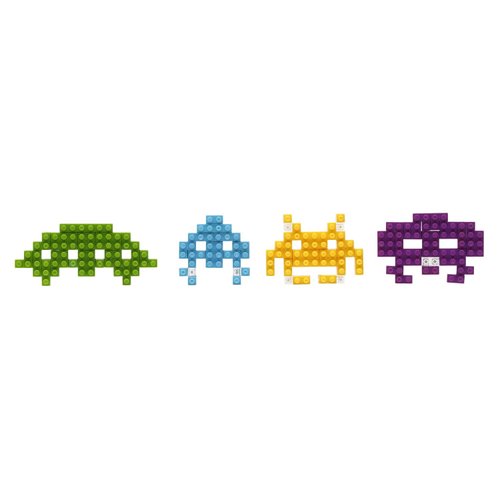 nanoblock - Space Invaders - Invaders, Character Collection Series Building Kit