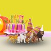 8 Pcs 2-5" Wild Life Animals Figure Playset, Realistic and Highly Detailed Tigers, Lions, Leopards Figurine with Cubs, Durable for Education and Fun Play, Perfect for Kids, Wild Animal Cake Toppers