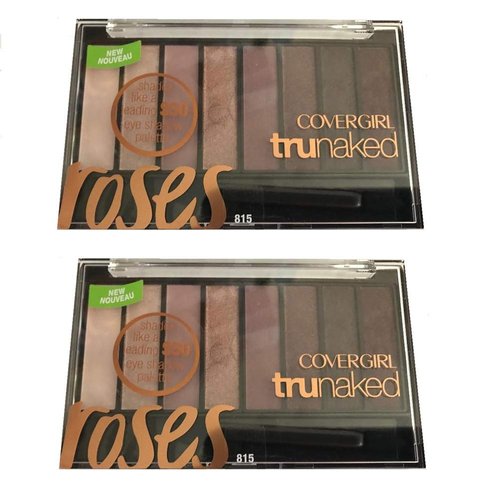 Pack of 2 CoverGirl trunaked Eye Shadow, Roses 8152