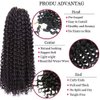 6 Packs Passion Twists Hair 18inch Water Wave Crochet Hair for Goddess Passion Twist Long Bohemian Locs Braiding Hair Extensions (18" 6packs 1B#)