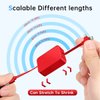 Gartmost 6 Pcs Three in One Charging Cable Roll, Data Transfer, 3 in 1 Charging Cable Retractable, Phone Holder, Compatible USB C(Type-C)/Micro USB/IP, Compatible with Phone, Android, Tablets