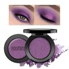 HOOMUSS Purple Eyeshadow Shimmer Handmade Pressed Eyeshadow Powder Palette, Long Lasting With No Creasing Pigmented Intense Color Purple Eye Shadow (Shimmer Pruple)