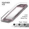 MAGAL FEATHER ICE 1418 Eyelash Extensions 0.07 C D D+ Curl 14-18mm Colored Lash Extensions Individual Lashes Volume Lash Professional Eyelashes Extension Tray (White)(D+_1418 Mixed)