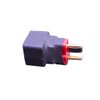 JFtech RC No Wire Deans Parallel Connector 1 Female to 2 Male Deans T Plug Parallel Connector Adapter for RC Quadcopter Multirotor (Pack of 3)