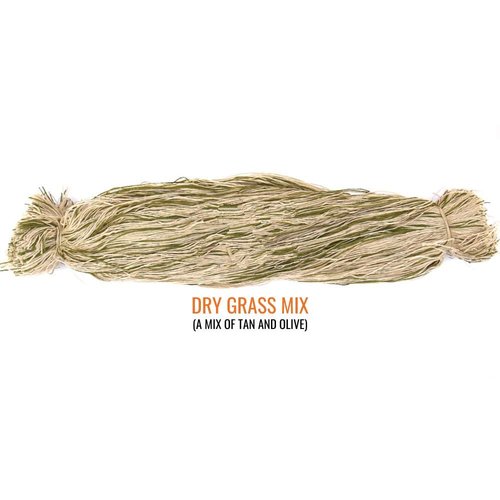 Arcturus Ghillie Suit Thread - Lightweight Synthetic Ghillie Yarn to Build Your Own Ghillie Suit (Dry Grass Mix)