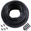 Habitech 1/4" Irrigation Dripline Tubing (100 Ft Roll) - 6" Emitter Spacing - 1/4" Drip Irrigation Fittings Included