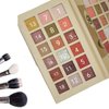 The Arcilas Novacain Eyeshadow Palette, Light Shades, With a Random Set of Eye Shadow Brushes, Great for Beginners, Teens, Young and Mature, Work, Parties