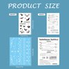 Konsait 24 Sheets Glow in the Dark Tattoos Face Tattoos for Women Girls Temporary Tattoos for Women Glow Tattoos Mermaids Butterfly Tattoos Blue Tattoos for Kids Luminous Body Make Up Fake Tattoo