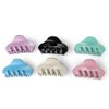 Liasun 3.3" Jelly Color Hair Claw Clip-Acrylic Strong Holding Power Hair Clips Hairgrip for Women and Girls Hair Barrettes for Medium or Long Hair (Blue)