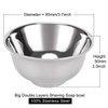 PerPro Deluxe Shaving Razor & Brush Stand with Double Layer Stainless Steel Soap Bowl Set,Compatible with Cartridge Razor,Gillette Razor,Safety Razor,Badger Shaving Brush,Gifts for Him