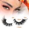 Fox Eye Lashes Fluffy Mink Lashes Wispy 14 Pairs Cat Eye Lashes Strip False Eyelashes Natural Fake Eyelashes Pack by TNFVLONEINS