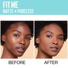 Maybelline Fit Me Matte + Poreless Liquid Foundation Makeup, Cappuccino, 2 COUNT Oil-Free Foundation