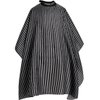 Borogo Hair Styling Cape - 50" x 60" Black Stripes
