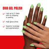 DND Gel Diva Polish Set - 1 each of Gel Polish and Nail Polish, 119 Voo-DEW Green, 0.5 Fl Oz