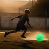 Libima 2 Pcs 8.5 Inches Glow in The Dark Kickballs Dodgeballs Light up Playground Ball Bouncy Balls with Pump for Kids Adults Playground School Backyard Game Outdoor Glow in The Dark Games