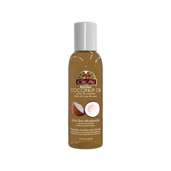 OKAY COCONUT OIL for HAIR and SKIN 2oz / 59ml