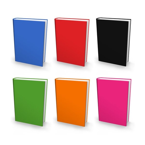 Book Sox Stretchable Book Cover: Jumbo 6 Print Value Pack. Fits Most Hardcover Textbooks up to 9 x 11. Adhesive-Free, Nylon Fabric School Book Protector Easy to Put On Jacket wash Re-use (Solid)