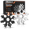 Hinshark Gifts for Men, 18-in-1 Snowflake Multitool, Birthday Gifts for Men, Cool Gadgets Tools for Men, Mens Gifts for Him, Dad, Husband, Grandpa, Fathers Day Gift from Daughter