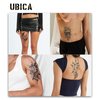 UBICA Temporary Tattoos Adult, 2 Sheets Fake Tattoos, Realistic And Long-Lasting Non-Reflective, Waterproof For 1-2 Weeks, Butterfly Sword Design Tattoo Sticker 3.8x4.4in