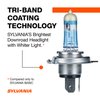 Sylvania 9003 SilverStar Ultra High Performance Halogen Headlight Bulb, Brightest Downroad with Whiter Light (2 Bulbs)
