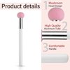 Sibba Foundation Brushes 4 PCS Makeup Setting Powder Blush Beauty Techniques Sponge Angled Stick Liquid Concealer Cream Nose Face Contour Make Up Loose Powder Puff Under Eyeline Set Pressed Blending