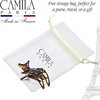 Camila Paris NV73 French Hair Claw Clips for Women - 3 inch Jaw Fashion Durable Styling Accessories, Strong Hold No Slip Grip, Made in France, Tortoise