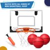7 Inch Mini Basketballs, 5 Pack 7" Basketball Set with Pump Durable PVC Basketballs for Mini Basketball Hoop for Toddlers Kids Teenagers, Pool Beach Balls for Swimming Pool, Indoors, Outdoors