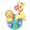 Nenekal Bathing Giraffe Water Toy Set with Lion and Spinning Wheels | Educational Bath Toys for Toddlers | Baby Toys for Kids