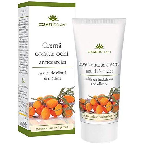 Cosmetic Plant Eye Contour Cream Anti Dark Circles With Sea Buckthorn & Olive Oil --1.0 fl.oz.