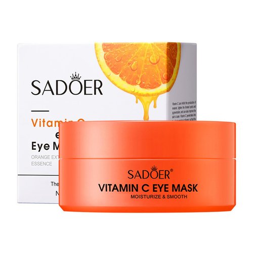 Lonme Aloe Vera Eye Masks - 60 PCS Under Eye Patches for Puffy Eyes and Dark Circles Treatments (80g, Vitamin C)