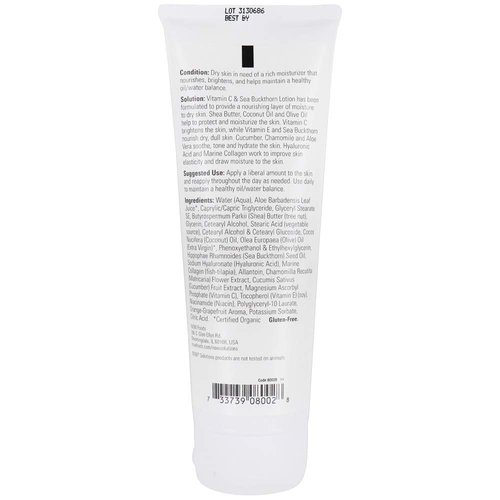 Now Foods Vitamin C and Sea Buckthorn Lotion - 8 fl. oz. 4 Pack