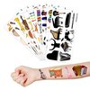 100 PCS Funny Musical Instrument Temporary Tattoos Theme Birthday Party Decorations Supplies Favors Decor Music Guitar Musician Violin Tattoo Stickers Gifts For Kids Boys Girls Class Prizes Carnival