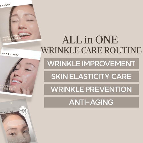 Marshique Wrinkle Repair Patches for Frown Lines Eleven Lines - Between the Eyes Wrinkle Patches Non invasive Wrinkle Smoothers for Face Wrinkles - Face Wrinkle Pad- Korea Beauty Face Treatment