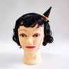 BinaryABC Halloween Witch Hat Hair Clip, Mini Top Hat hair Clip,Halloween Party Supply Decoration,Halloween Hair Accessories(Black)