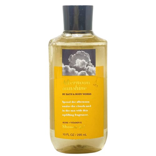 Bath & Body Works Afternoon Sunshine 4 Pack Shower Gel Bundle with a Natural Oats Sample Soap