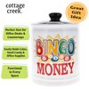 Bingo Gifts, for Women, Men, Ceramic Bingo Money Jar Piggy Bank, Kitchen Home Decor, Funny Coin Jar, Mom Grandma Dad Boyfriend Gift