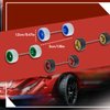 BrickBounty 1/64 Wheels & Tires for 1/64 Scale Cars (10 Sets Packaging), Random Color Rims Tires Set for 1/64 Scale Toy Cars