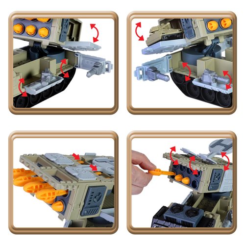 FANELEQU Military Armored Vehicle Toy Set, Army Men and Mini Army Toy Vehicles Trucks, Tank, Helicopter, Missile Launche Playset for Birthday Party Favors, Gift for Kids Boys