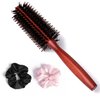 FORANYO Boar Bristle Hair Brush, Soft Bristle Hair Brush Boar Bristle Brush for Thick Hair Fine Hair, Round Hair Brush Boar Brush For Women Men