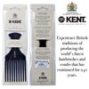 Kent SPC86 Hair Comb, Salon-Style, Pick and Barber Comb for Curly Hair and Afro Parting, Hair Care Comb for Thick Hair, Professional Quality, Rubberized Finish, 220 mm, Black, Unisex