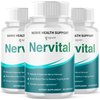 (3 Pack) Nervital Capsules, Official Nervital Supplement Pills with All Natural Ingredients, Advanced Formula for Optimal Health & Nerve Support with Premium Vitamins for Women & Men (180 Capsules)