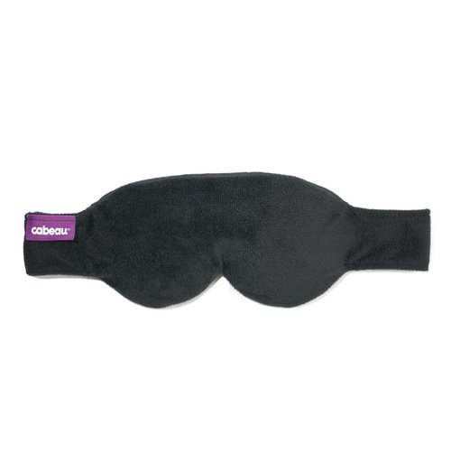 Cabeau Midnight Magic Sleep Mask – Adjust Padded Nose Strip to Block or Blackout Light - for Home and Travel - Soft Plush Fabric – Eye Liners Keep Fabric Away from Eyelids - Memory Foam Earplugs