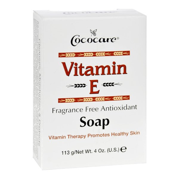 Cococare Vitamin E Bar Soap - 4 Oz - Bath and Body Soap Bar - Pack of 4