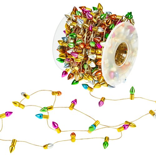 394 Inch Dollhouse Christmas Lights Fake Light String Fairy Lights Dollhouse Miniature String Light Accessories Dollhouse Christmas Decoration for Xmas Dollhouse Furniture Accessories Pretend Play