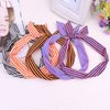 Ruihfas 6Pcs Fashion Twist Bow Wire Headbands Head Wrap Bunny Rabbit Ears Wired Hairbands Hair Holder Hair Accessories for Women and Girls